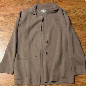 J. Crew Taupe Button-Up Blazer